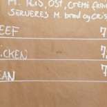 The Happy Cookery Menu
