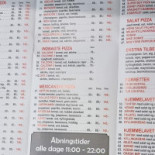 Pizza Bazar Menu