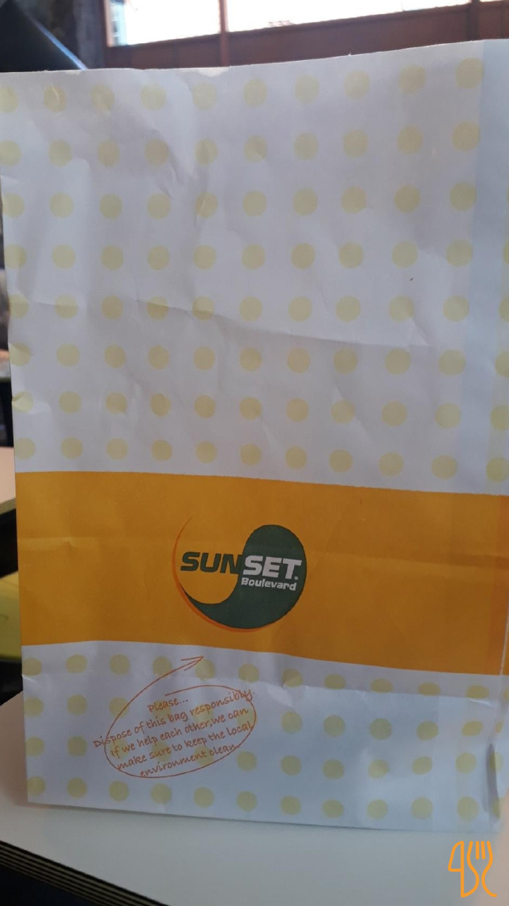 Sunset Boulevard Menu