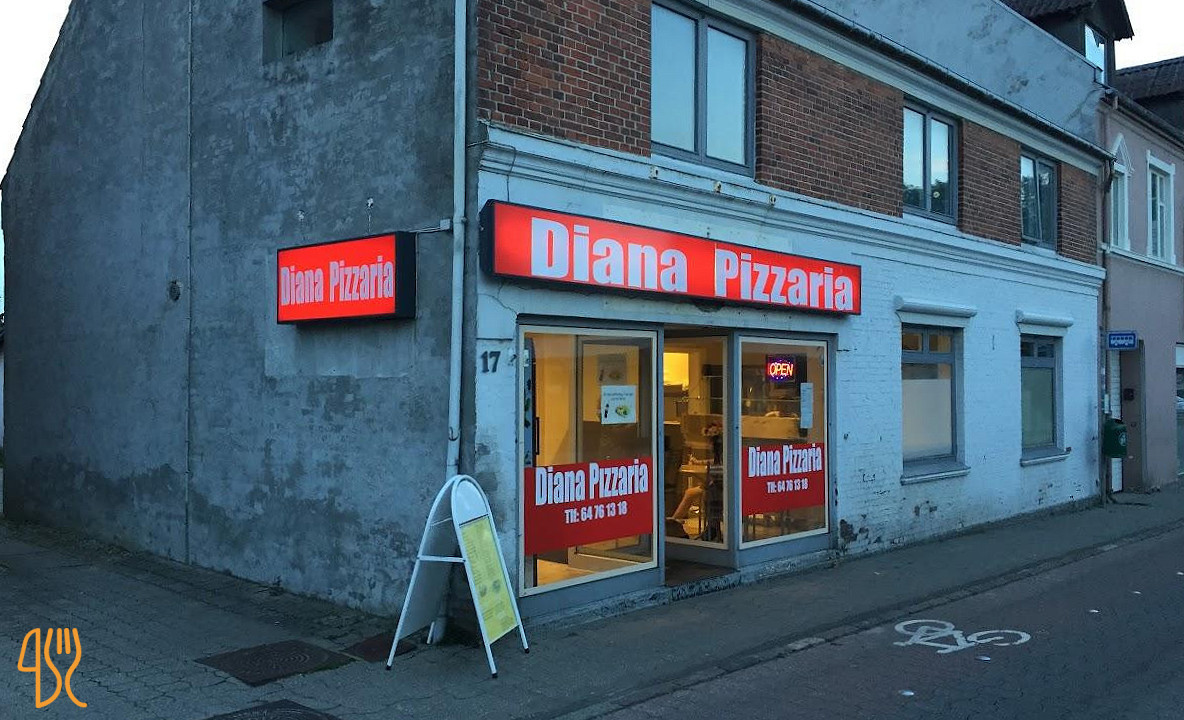 Diana Pizzaria Udenfor