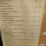 Vitto Pizza Menu