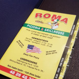 Roma Pizzeria Menu