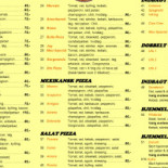Mou Pizza Bodega V/h Zohrani Menu