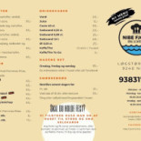 Roadhouse Menu