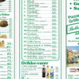 Bella Italia Menu