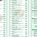 Bella Italia Menu
