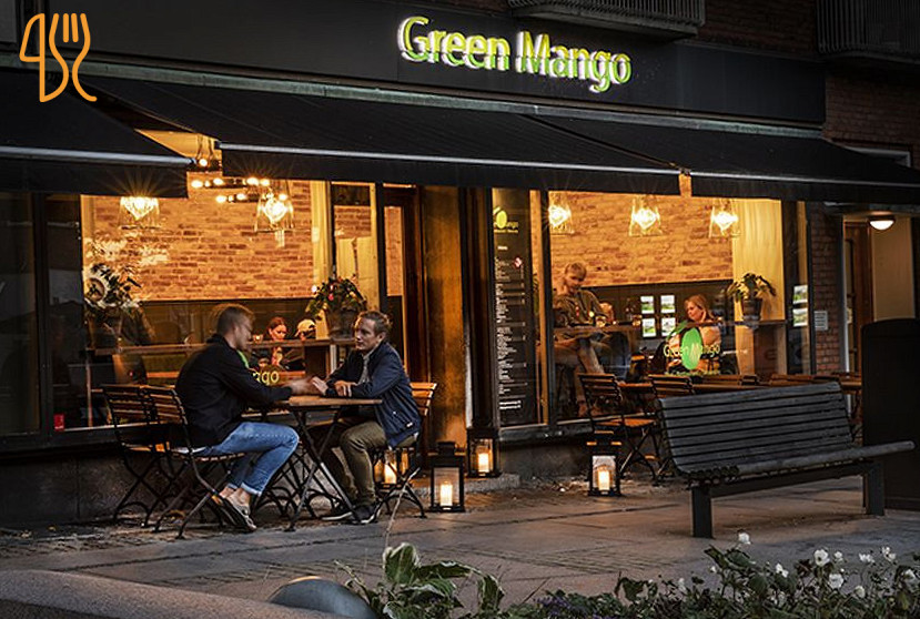 Green Mango Udenfor