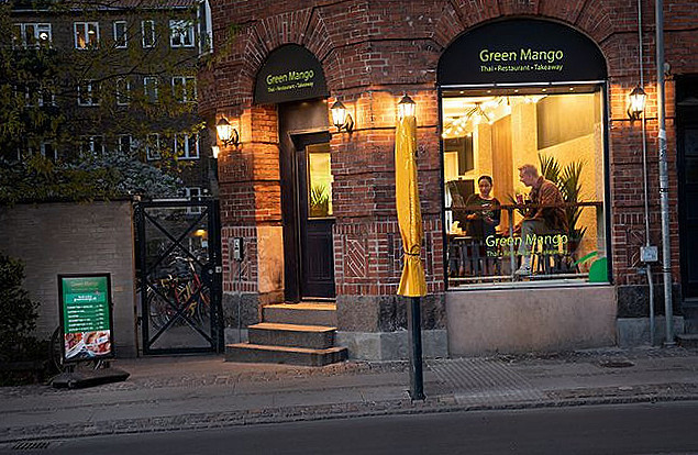 Green Mango Udenfor