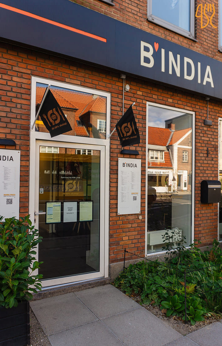 Bindia Indisk Mad Take Away Lyngby Udenfor