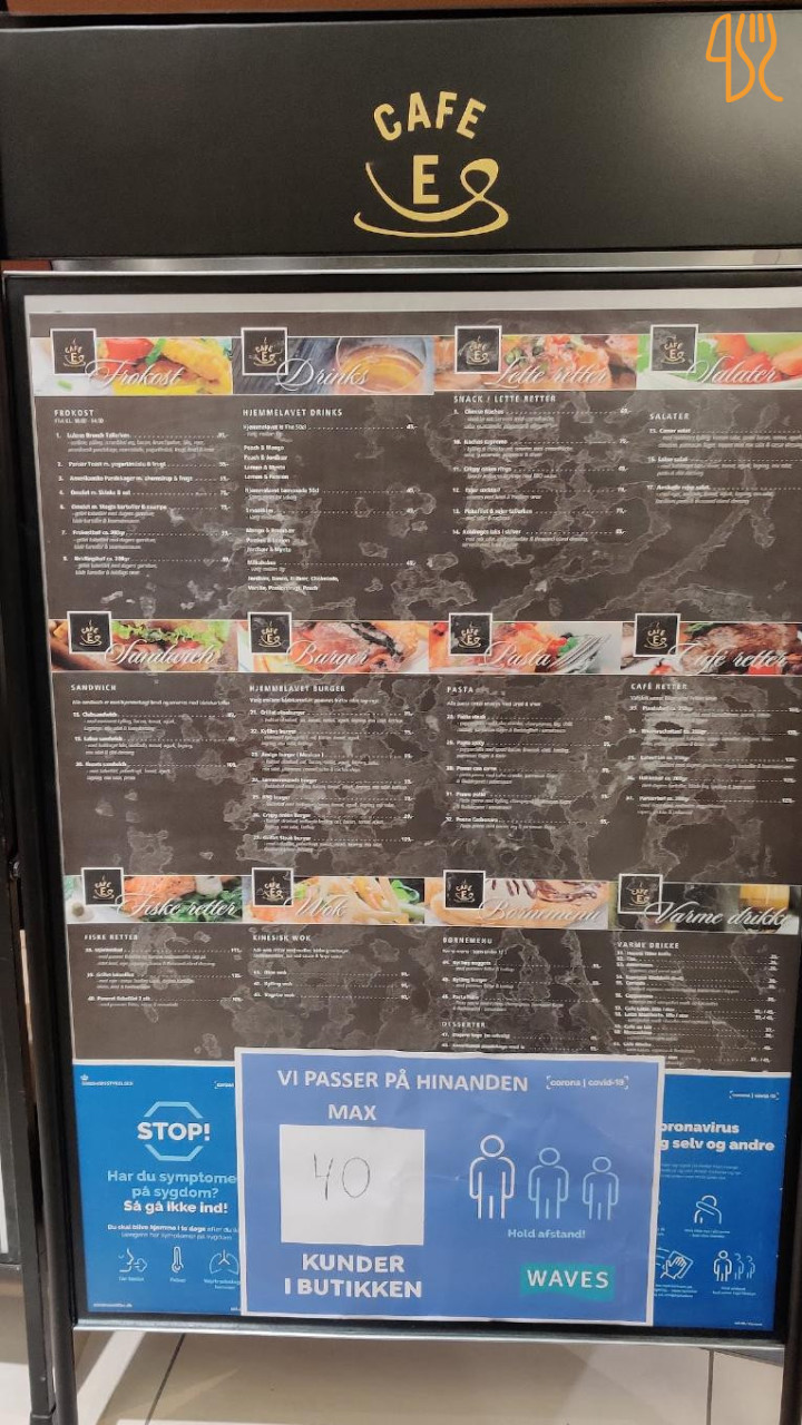 Cafe Waves Menu