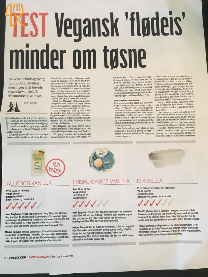 Hellerup Is Café Menu