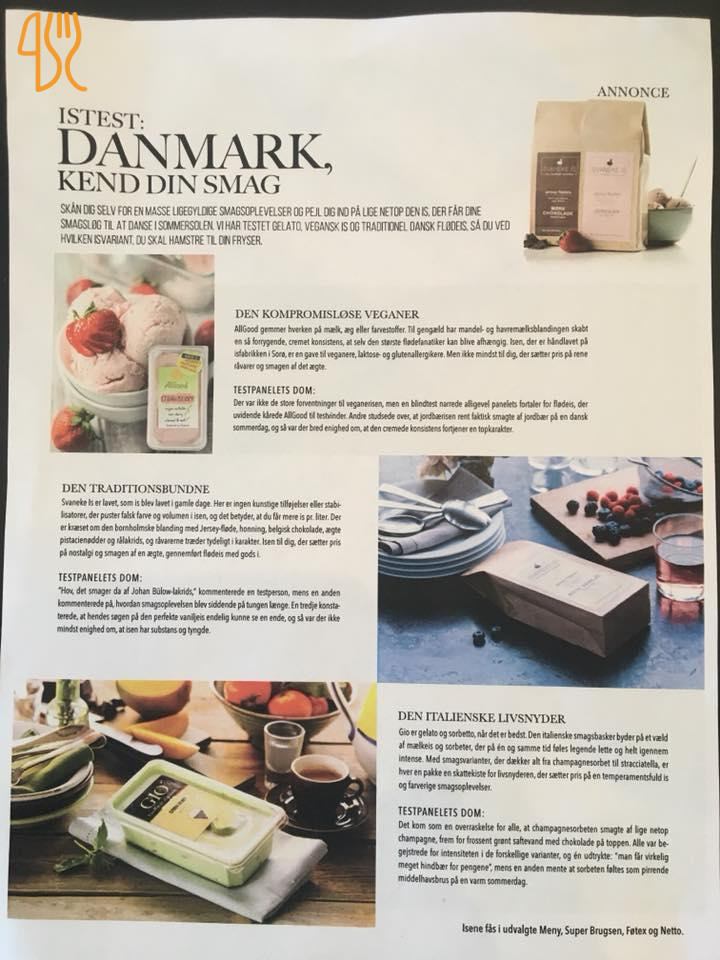 Hellerup Is Café Menu