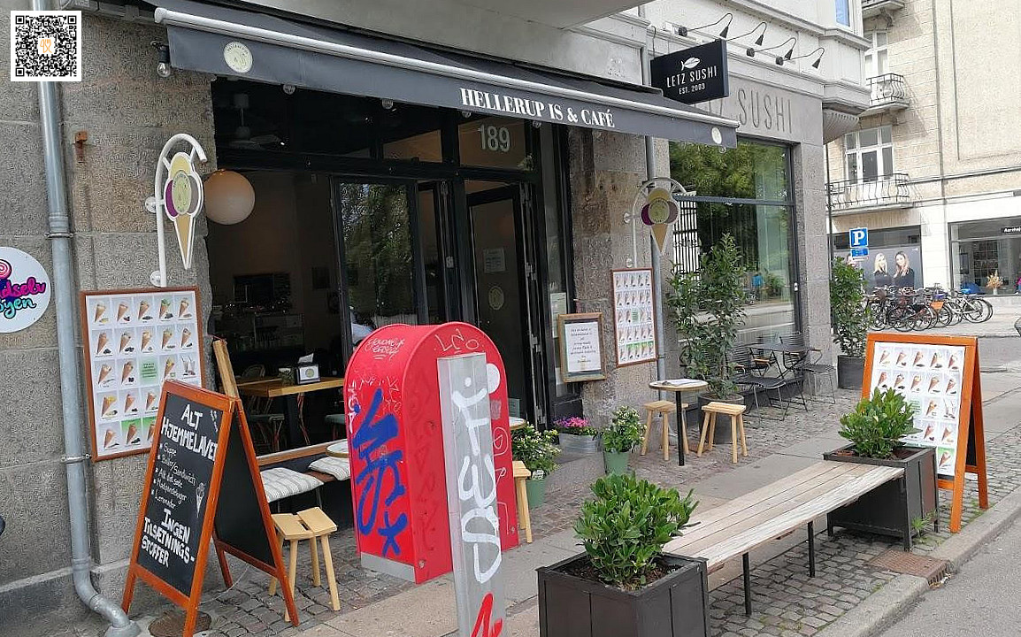 Hellerup Is Café Udenfor