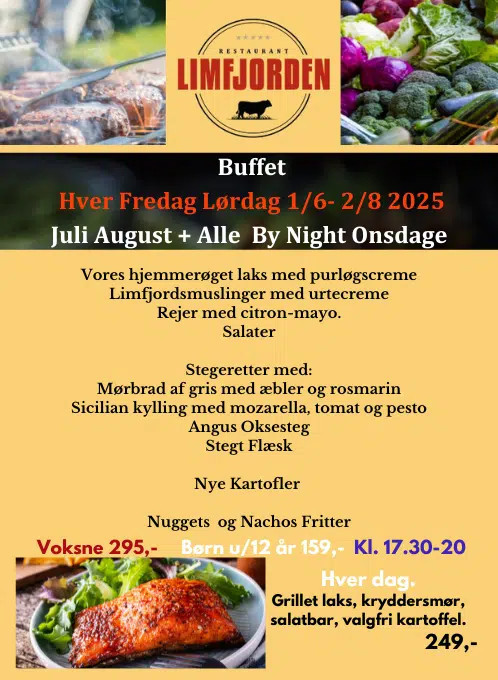 Limfjorden Byens Boefhus Menu