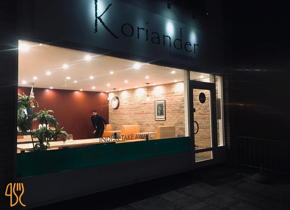 Koriander Takeaway Udenfor