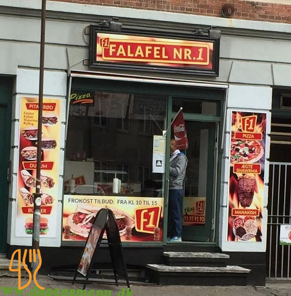 Falafel Nr 1. Udenfor
