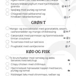 Café Kaiser Menu