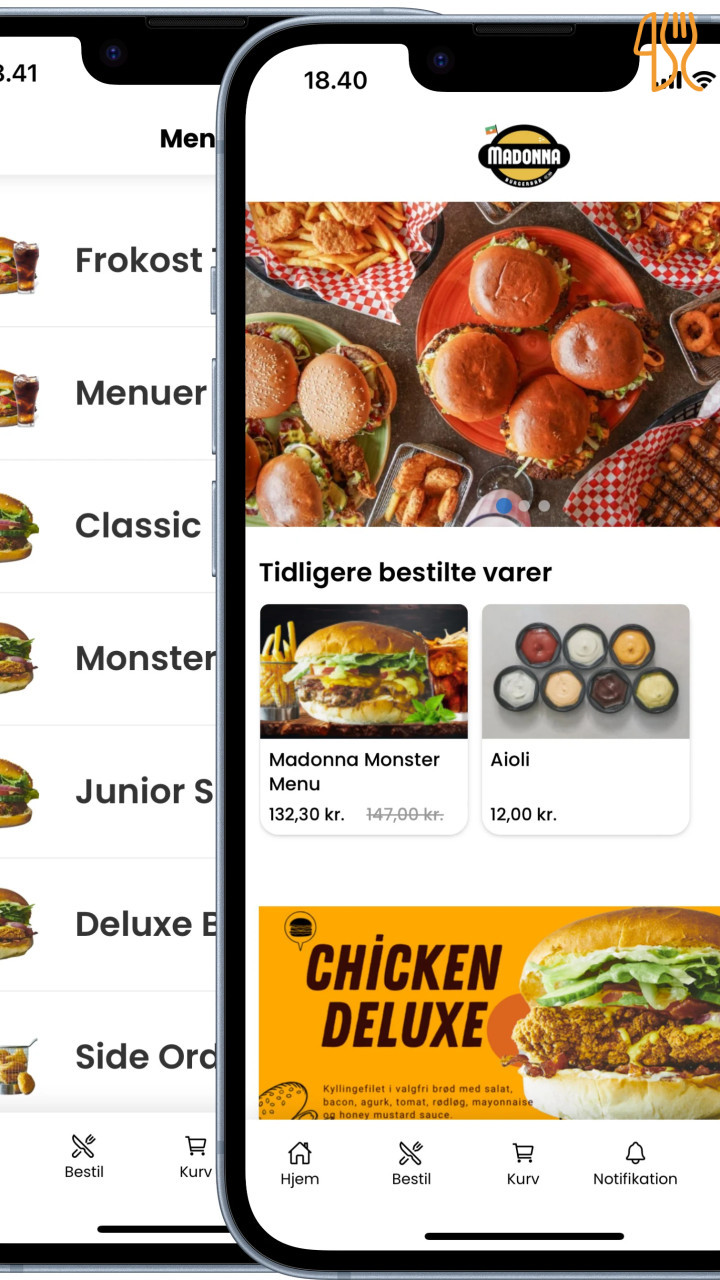 Madonna Burgerbar Menu