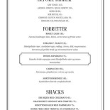 Strandpavillonen Menu