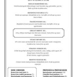 Strandpavillonen Menu