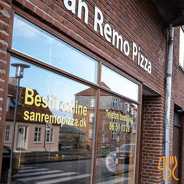 San Remo Pizza Udenfor