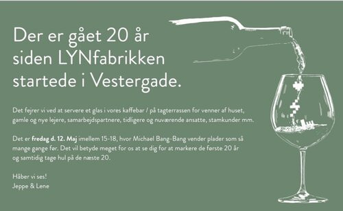 Lynfabrikken Menu