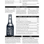 Lynfabrikken Menu