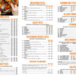 Vestegnens Pizzaria Menu