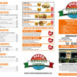 Vestegnens Pizzaria Menu