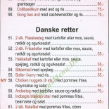 Kina Grill Menu