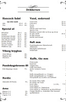 Pandekagekroen menu