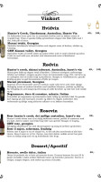 Pandekagekroen menu