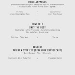 Cafe Baghuset Menu