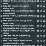 Vinderup Pizza Grill Menu