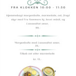 Kaffehuset Og Café Johannes Larsen Museet Menu