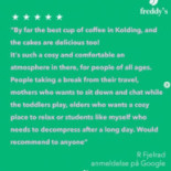 Freddy's Cafe Menu