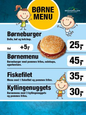 Skovgrillen Menu