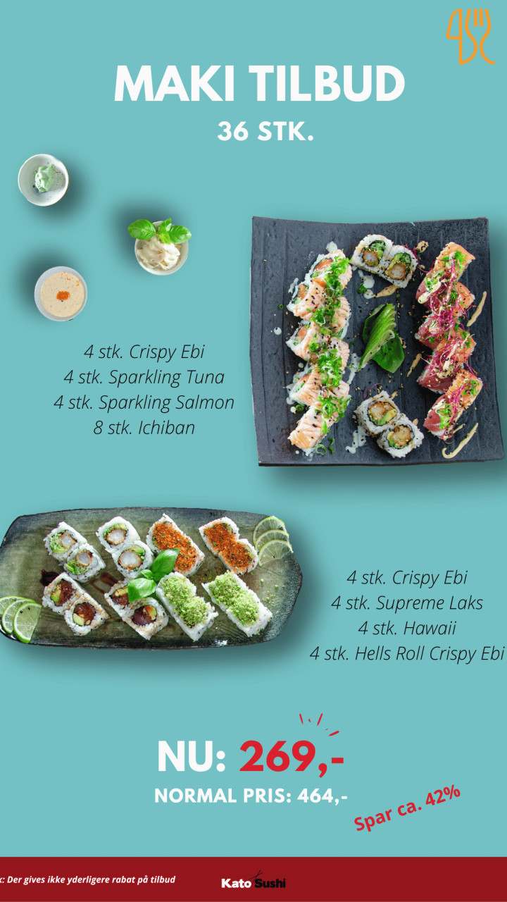 Kato Sushi Menu