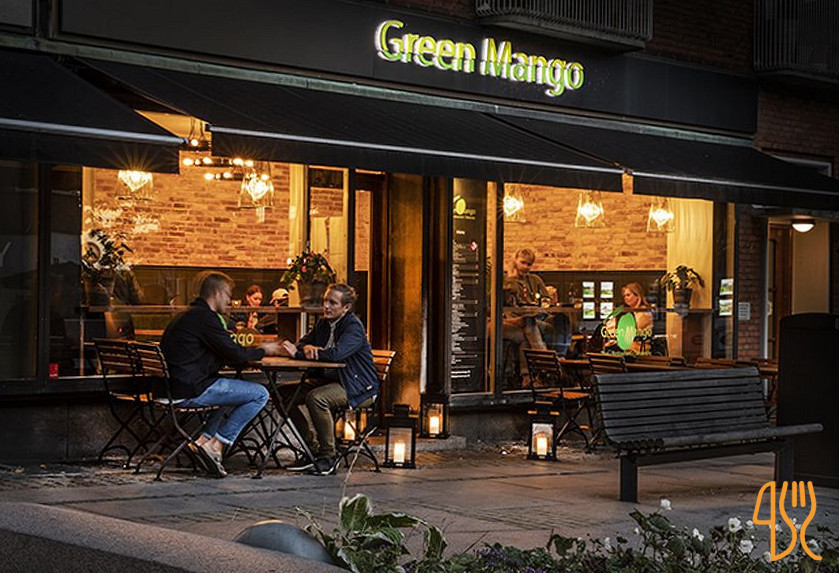 Green Mango Udenfor