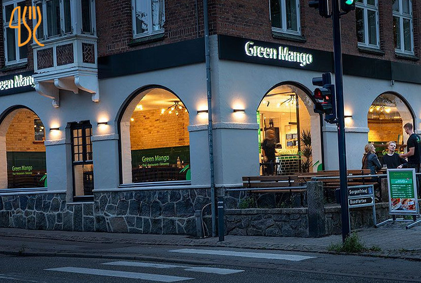 Green Mango Udenfor