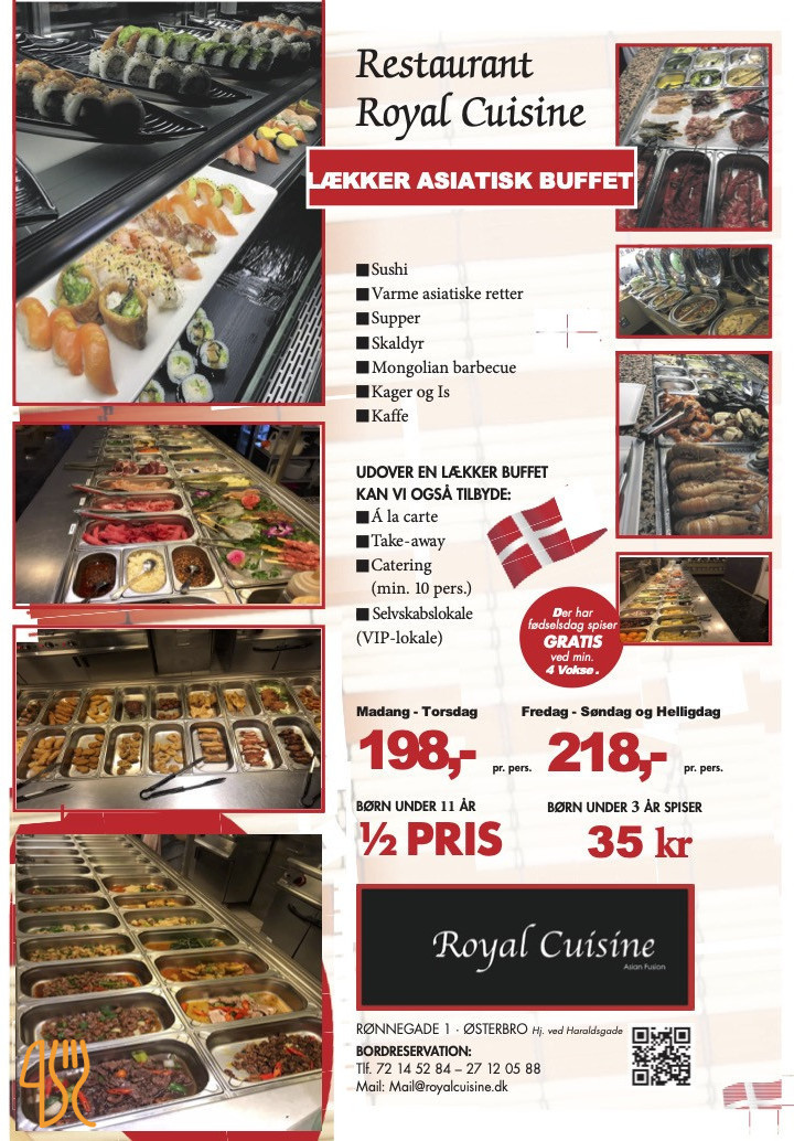 Royal Cuisine Menu