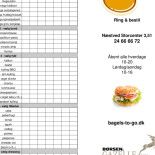 Bagels To Go Menu