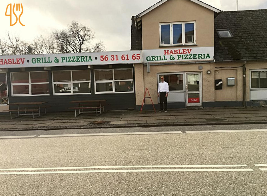 Haslev Grill Pizzaria Udenfor