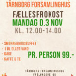Taarnborg Forsamlingshus Menu