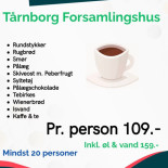 Taarnborg Forsamlingshus Menu