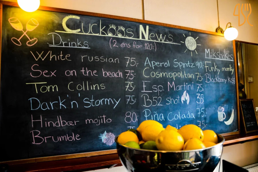 Cuckoo's Nest Menu