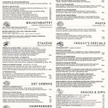 Froggy's Café Menu