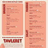 Cafe Biografen Menu