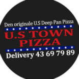 Us Town Pizza Logo