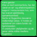 Rugatino Menu